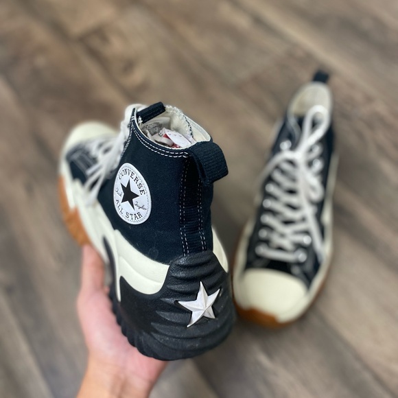 Converse Size 9.5 Run Star Motion Black, Gum Honey - Picture 7 of 7